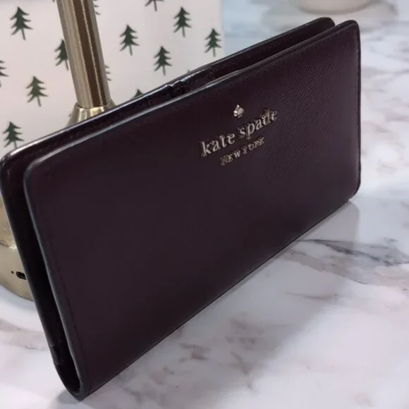 Kate Spade Mulled Wine Stacy Wallet - Picture 4 of 7